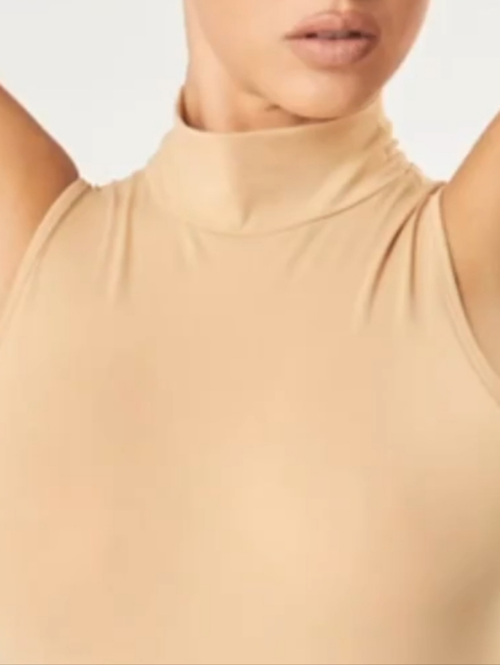 NWT LADAIRE | $88 Mockneck Bodysuit - Picture 2 of 2